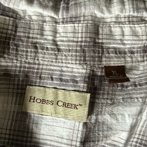 Men’s XL Hobbs Creek Button Up White